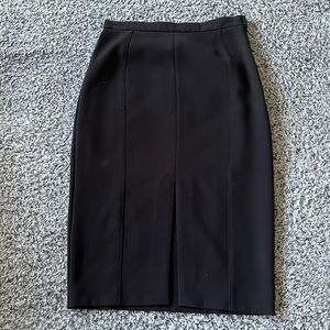 Black pencil skirt